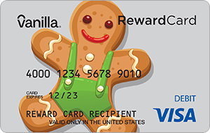 Gingerbread Visa® Reward Card (12-Month Expiration)